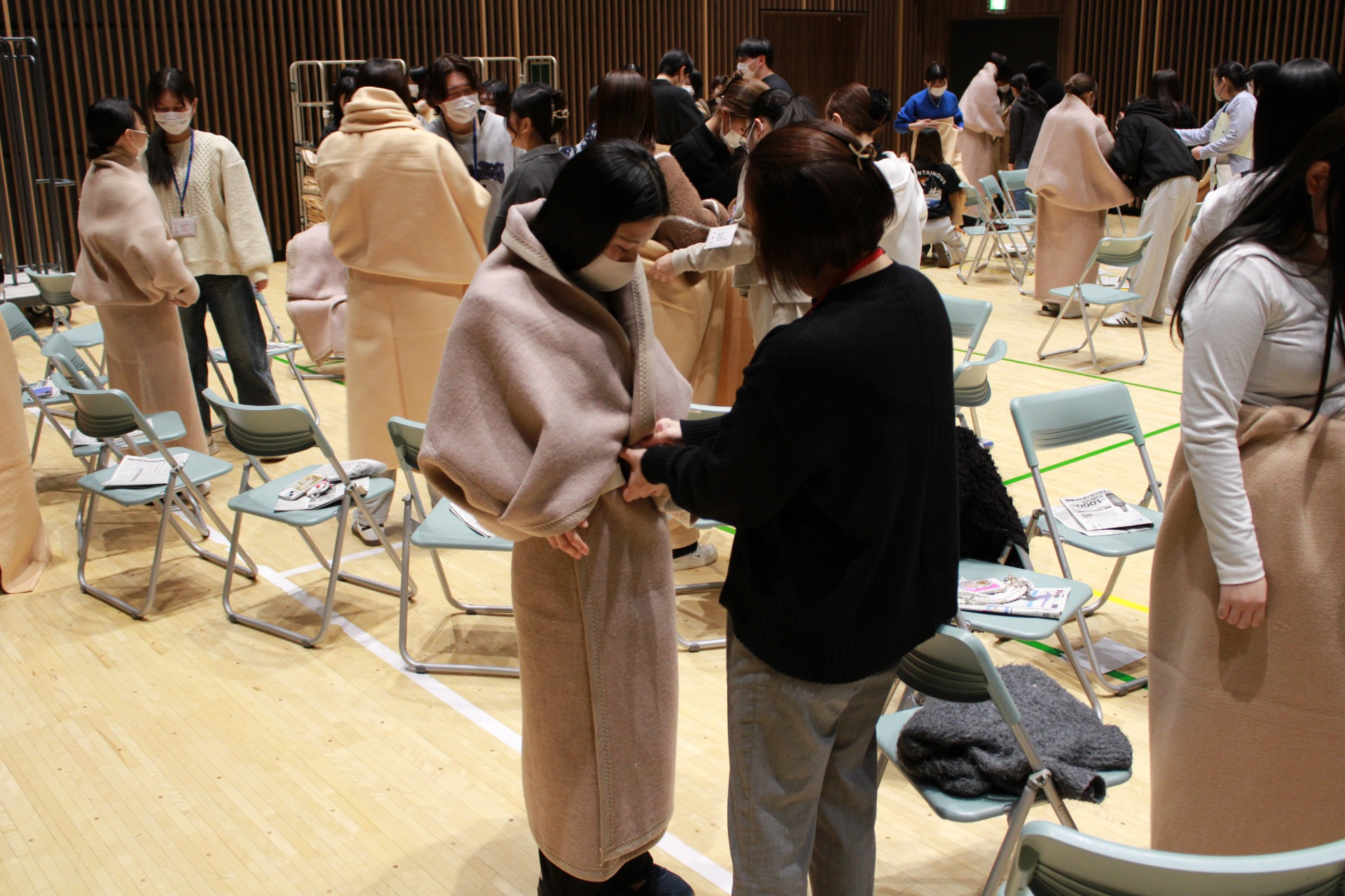 学生主体の防災訓練⑦