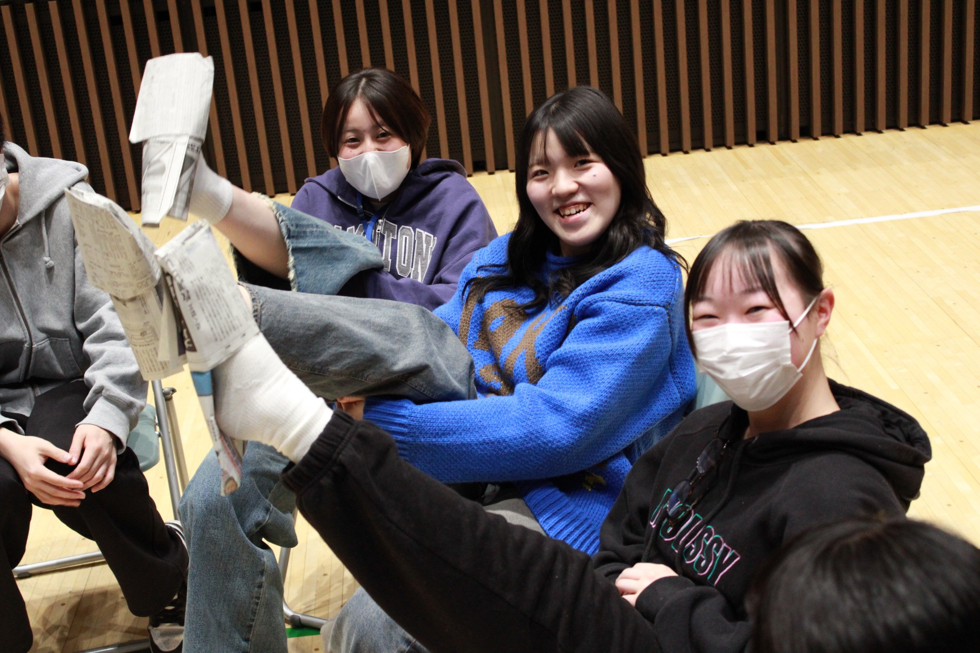 学生主体の防災訓練⑪